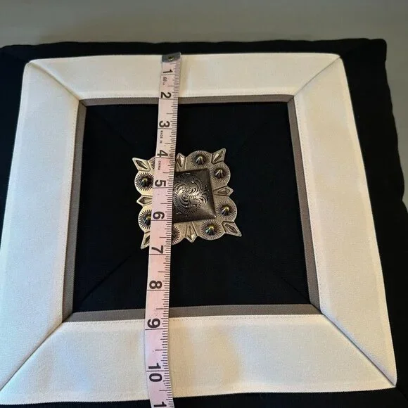 Elaine Smith Decorative Pillow Embellished Diamond Square Outdoor Pet Friendly - Picture 8 of 16